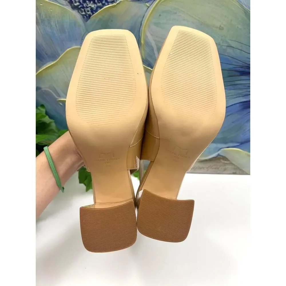New Marc Fisher Onna slingback dress pumps in Natural Nude Size 9